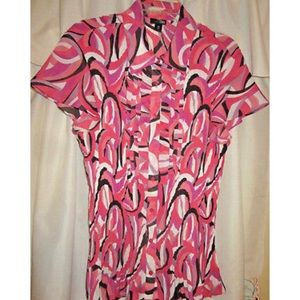 East 5th women’s 1X button blouse